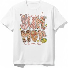 Urban Trend Store Urbantrendstore Summer Yaz Temalı Unisex Kız Çocuk Erkek Çocuk Bisiklet Yuvarlak Yaka Basic Kısa Kollu %100 Pamuk Tişört