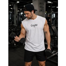 Urban Trend Store Urbantrendstore Baskılı Unisex Pamuklu Antrenman Sporcu Atleti Oversize Tişört Fitness Gym