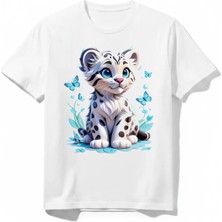 Urban Trend Store Urbantrendstore Sevimli Tatlı Unisex Kız Çocuk Bisiklet Yuvarlak Yaka Basic Kısa Kollu %100 Pamuk Tişört