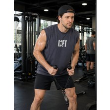 Urban Trend Store Urbantrendstore Baskılı Unisex Pamuklu Antrenman Sporcu Atleti Oversize Tişört Fitness Gym