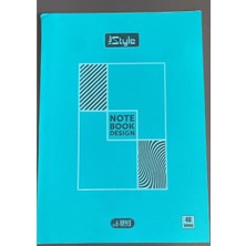 New Style Umut Defter A4 Pp Kapak Kareli Okul Defteri 40 Yaprak Turkuaz Notebook Design