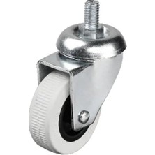 Armüz 332 - 50X20 mm Çift Bilyalı Vidalı Teker 4 Adet