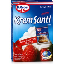 Dr. Oetker Krem Şanti 144 gr + Pudra Şekeri 150 gr