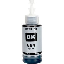 Printiks Epson T6641 Yüksek Kapasiteli Siyah Mürekkep Ecoprınter - Ecotank T6641 Mürekkep