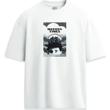  Charlie Chaplin Modern Times Özel Tasarım Baskılı Unisex Tişört
