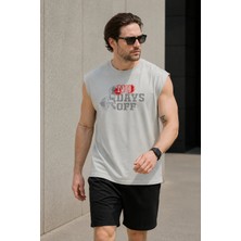 Urban Trend Store Urbantrendstore Baskılı Unisex Pamuklu Antrenman Sporcu Atleti Oversize Tişört Fitness Gym