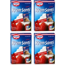 Dr. Oetker Krem Şanti 144 gr + Pudra Şekeri 150 gr x 4 Paket