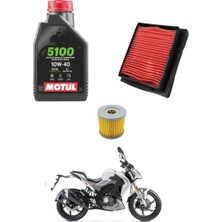 Motohane Benelli 125 S Motul Bakım Seti Hava Filtresi ve Yağ Filtresi Set