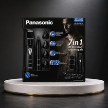 Panasonic ER-GY10CM 7'si 1 Arada Erkek Bakım Seti + ER-GN30 Burun Kulak Tüy Alma Makinesi Wet & Dry Şarjlı Saç Sakal Vücut Düzeltici