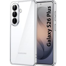 CepStok Samsung Galaxy S26 Plus Kılıf Şeffaf Kamera Korumalı Esnek Yumuşak Silikon