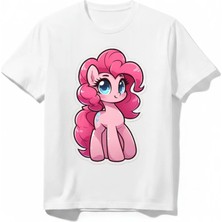 Urban Trend Store Urbantrendstore Unicorn Unisex Kız Çocuk Erkek Çocuk Bisiklet Yuvarlak Yaka Basic Kısa Kollu %100 Pamuk Tişört