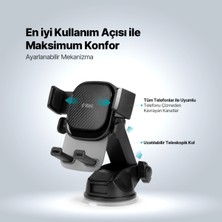 Empressco Esnek ve Güçlü Araç Içi Telefon Tutucu, Kolay Kullanım ve Güvenli Tasarım