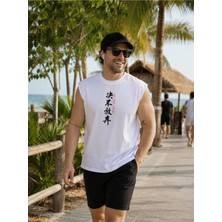 Urban Trend Store Urbantrendstore Baskılı Unisex Pamuklu Antrenman Sporcu Atleti Oversize Tişört Fitness Gym