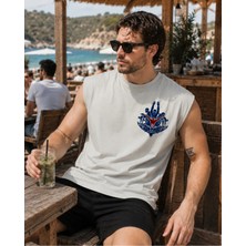 Urban Trend Store Urbantrendstore Baskılı Unisex Pamuklu Antrenman Sporcu Atleti Oversize Tişört Fitness Gym