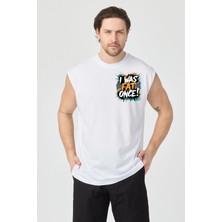 Urban Trend Store Urbantrendstore Baskılı Unisex Pamuklu Antrenman Sporcu Atleti Oversize Tişört Fitness Gym