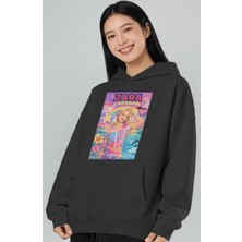 Sevbano Zara Larsson Şarkıcı Ön Baskılı Unisex Oversize Premium Hoodie