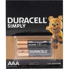 Bst Duracell Simply Aaa Kalem Pil 2 Li Dogum Gunu Hediyesi