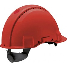 3m Vidalı Kırmızı Baret