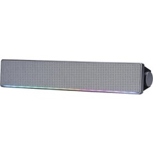Hp DHE-6003 10W Rgb Arka Işık Type-C-Usb Multimedya Speaker Hoparlör