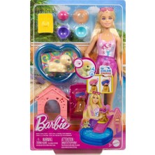 Bst Mattel Barbie Köpekçikle Havuz Partisi JBF35 Yaz Hediyesi