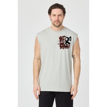 Urban Trend Store Urbantrendstore Baskılı Unisex Pamuklu Antrenman Sporcu Atleti Oversize Tişört Fitness Gym