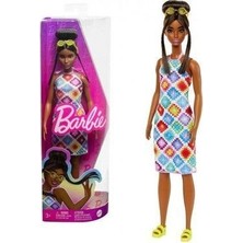 Bst Mattel Örgü Elbiseli Barbie Fashionistas HJT07 Cocuk Hediyesi