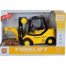 Bst 1:16 Model Iş Makinası Forklift Cocuk Hediyesi