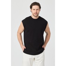 Urban Trend Store Urbantrendstore Unisex Pamuklu Antrenman Sporcu Atleti Oversize Kolsuz T-Shirt Atlet Sporcu, Basketbol, Fitness, Jogging Fitness Spor Atlet Trend Atlet Gym Atlet Rahat Kalıp Salaş Günlük Atlet
