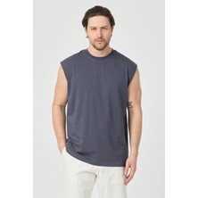 Urban Trend Store Urbantrendstore Unisex Pamuklu Antrenman Sporcu Atleti Oversize Kolsuz T-Shirt Atlet Sporcu, Basketbol, Fitness, Jogging Fitness Spor Atlet Trend Atlet Gym Atlet Rahat Kalıp Salaş Günlük Atlet
