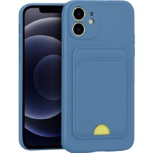 Magicool Iphone 11 Kılıf Kelvin Kartvizitli Silikon - Mavi
