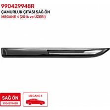 Artek 990429948R Renault Megane 4 Sağ Ön Çamurluk Çıtası Davlumbaz Dodik Kaplaması 2016 ve Üzeri Uyumlu