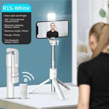 Tastech R1S Selfie Çubuğu LED Işıklı Bluetooth Kumandalı Özçekim Sopası Yatay Dikey Kullanılabilen Tripod