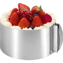 Depposite Ayarlanabilir Yuvarlak Pasta Çemberi Yükseklik 15 cm