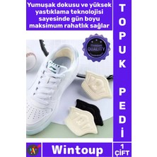 Wintoup #topukpedi Ayakkabı Arkası Koruyucu Yumuşak Konforlu Yapışkanlı Taç Şekil Topuk Vurma Önleyici 10 mm
