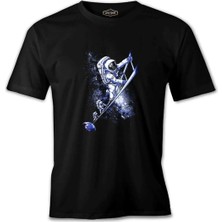  Stairs To The Moon - Astronotlar Siyah Erkek Tshirt