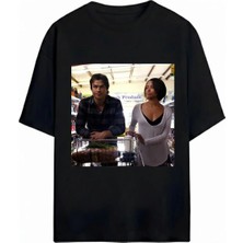  The Vampire Diaries Baskılı Unisex Oversize %100 Pamuklu T-Shirt