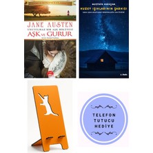 Martı Yayınları Aşk ve Gurur - Unutulmaz Bir Aşk Hikayesi - Jane Austen + Kuzey Işıklarının Şarkısı + Telefon Tutucu