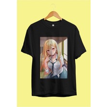 Oversize My Dress Up Darling Marin Kitagawa Özel Tasarım Anime Tişört