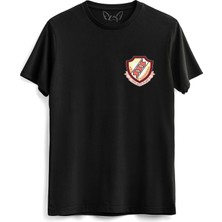  Angel Beats Dijital Baskılı Unisex Siyah Tshirt