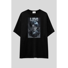  Attack On Titan Anime T-Shirt | Unisex %100 Pamuk Baskılı Eren Mikasa Levi Özel Tasarım Tee