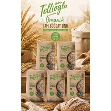 Tellioğlu Organik Tam Buğday Unu 5x1 kg