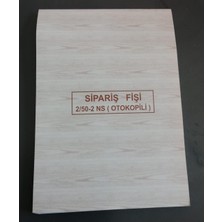 Belirtilmemiş Sipariş Fişi 2/50-2 Ns Otokopili Yazı Bloğu - 2 Nüshalı 50 Yaprak