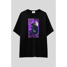  Nirvana Kurt Cobain T-Shirt | Unisex %100 Pamuk Siyah Baskılı Grunge Rock Band Tasarım Tee
