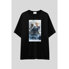  Game Of Thrones T-Shirt | Unisex %100 Pamuk Siyah & Beyaz Baskılı Özel Tasarım Tee