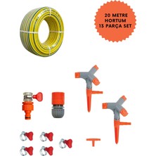 F&S Yazıcı Ticaret Bahçe Sulama Mega Set 13 Parça - 20 Metre 1/2" Hortum ile Tam Takım Gönderilecek !