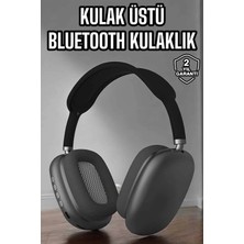 Just Cheap Store P9 Plus Hi-Fi Ses Kalitesi Ayarlanabilir Mikrofonlu Bluetooth Kulaklık Siyah