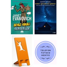 Martı Yayınları Beyaz Yakalı Serseriler - Janet Evanovich + Kuzey Işıklarının Şarkısı + Telefon Tutucu