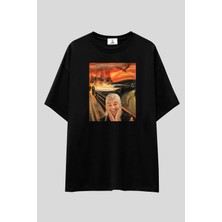  Game Of Thrones "daenerys The Scream" Oversize T-Shirt | Unisex %100 Pamuk Özel Tasarım Tee