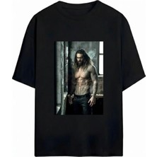  Jason Momoa Baskılı Unisex Oversize T-Shirt