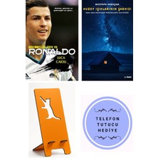 Martı Yayınları Ronaldo - Mükemmelliğe Giden Yol - Luca Caioli + Kuzey Işıklarının Şarkısı + Telefon Tutucu